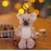 New Kids Plush Toys Animal Fluffy Rabbit 10CM Cute kawaii anime plush keychain plush toys for ki
