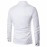 N&J Fashion UK Design Men's Shirts Long Sleeve Solid Color Casual Young Boys Tops Slim Shirts white m