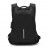 Multifunctional Anti Theft 15.6" Laptop Backpack USB Recharge Waterproof Bagpack Rucksack black 18x11x8inch