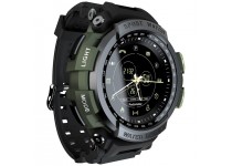 Professional 5ATM Waterproof Bluetooth Call Reminder Digital Men Clock SmartWatch ios and Android green one size