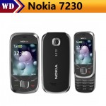 Nokia 7230 3G mobile phone 3.2MP Camera Bluetooth FM JAVA MP3 cheap cell phone Refurbished black